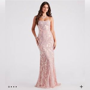 Formal Sequin Mermaid Long Dress